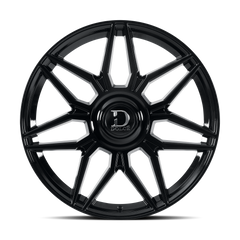Dolce Luxury Verona 22x9.5 6x139.7 +35et 66.6 Gloss Black Wheel