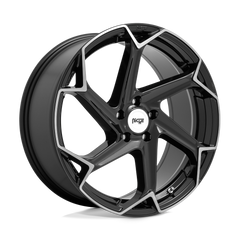 20X10.5 GLOSS BLACK BRUSHED 40MM Niche 1PC Wheel