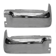 STEP BUMPER FACE BAR 2-PIECE SET -  CHROME -  STYLESIDE MODEL -  WITHOUT