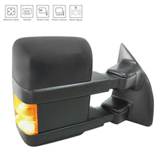 PASSENGER SIDE POWER DOOR MIRROR -  TOW TYPE -  WITH HEATED DUAL GLASS -