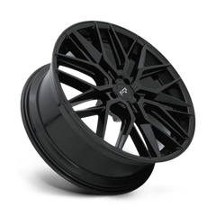 18X8 GLOSS BLACK 40MM Niche 1PC Wheel