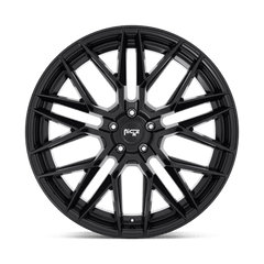 18X8 GLOSS BLACK 40MM Niche 1PC Wheel