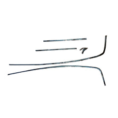 DRIP RAIL MOLDING SET -  6 PIECES - FOR 2-DOOR SEDAN AND HARDTOP WITHOUT