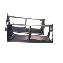 HEAD LIGHT BEZEL PAIR BLACK PLASTIC