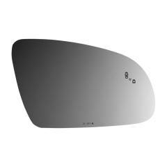 Burco - Driver Side View Mirror W Blind Spot Cross Path For Hyun Kona Lh Flat Bldspt Crspth Fitover