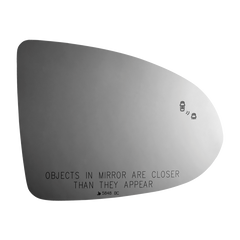 Burco - Passenger Side View Mirror W Blind Spot For Hyun Sonata Rh Convex Bldspt Fitover - 5848BC