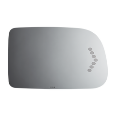 Burco - Driver Side View Mirror W Signal For Chev Silverado Sierra Telescoping Lh Flat Signal Fitover - 4001S