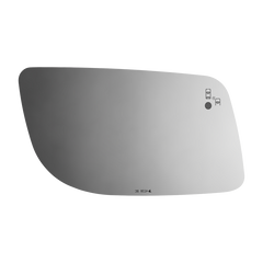Burco - Driver Side View Mirror W Blind Spot Cross Path For Lincoln Mks Lh Flat Bldspt Crspth E C Fitover