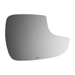 Burco - Driver Side View Mirror For Hyundai Accent Elantra Veloster Lh Lower Flat