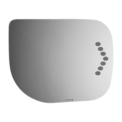 Burco - Driver Side View Mirror W Signal For Infi Qx56 Niss Armada Lh Flat Signal E C Fitover