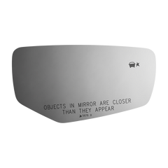 Burco - Passenger Side View Mirror W Blind Spot For Cadi Ats Cts Ct6 Rh Convex Bldspt Fitover