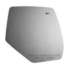 Burco - Passenger Side View Mirror W Blind Spot For Cadi Escalade Rh Convex Bldspt Fitover