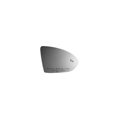 Burco - Passenger Side View Mirror W Blind Spot For Volkswagen Jetta Rh Convex Bldpst Fitover - 5823B