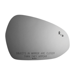 Burco - Passenger Side View Mirror Heated W Blind Spot For Kia K5 Rh Convex Bldspt Fitover - 5880B