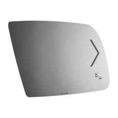 Burco - Driver Side View Mirror W Signal Blind Spot For Toyt Sequoia Tundra Lh Flat Signal Bldspt E C Fitover