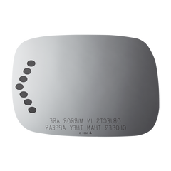 Burco - Passenger Side View Mirror W Signal For Toyota Avalon Rh Convex Signal E C Fitover - 5281S