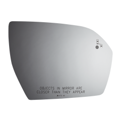Burco - Passenger Side View Mirror W Blind Spot Cross Path For Ford Expedition Navigator Rh Convex Bldspt Crspth Fitover - 5772BC