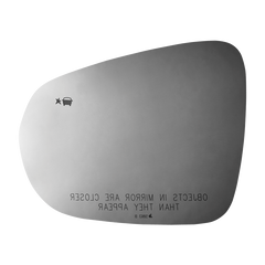 Burco - Passenger Side View Mirror W Blind Spot For Chev Trailblazer Rh Convex Bldspt Fitover - 5863B