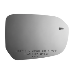 Burco - Passenger Side View Mirror W Blind Spot For Chevrolet Volt Rh Convex Bldspt Fitover - 5673B
