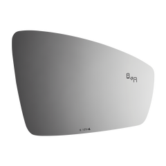 Burco - Driver Side View Mirror W Blind Spot For Volkswagen Tiguan Lh Flat Bldspt Fitover - 4751B