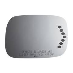 Burco - Passenger Side View Mirror W Signal For Toyota Avalon Rh Convex Signal E C Fitover - 5281S
