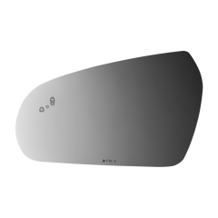 Burco - Driver Side View Mirror W Blind Spot For Hyundai Veloster Lh Flat Bldspt Fitover