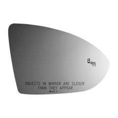 Burco - Passenger Side View Mirror W Blind Spot For Volkswagen Jetta Rh Convex Bldpst Fitover - 5823B