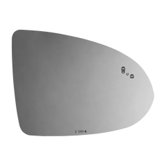Burco - Driver Side View Mirror Heated W Blind Spot For Hyun Sonata Lh Flat Bldspt Fitover