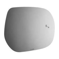 Burco - Driver Side View Mirror W Blind Spot For Toyota Land Cruiser Lh Flat Bldspt E C Fitover