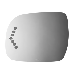 Burco - Driver Side View Mirror W Signal For Toyota Sienna Lh Flat Signal E C Fitover - 4626S