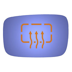 Burco - Driver Side View Mirror Heated For Heated Acura Tl Zdx Lh Blue Flat