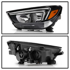 Buick Encore 2017 - 2020  Spyder HD-JH-BEN17-OE-L - Driver Side Black Factory Style Switchback LED DRL Headlight