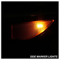 Chevrolet Malibu 2016 - 2018  Spyder HD-JH-CM16-OE-L - Driver Side Black Factory Style Projector Headlight