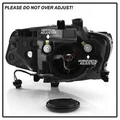 Chevrolet Malibu 2016 - 2018  Spyder HD-JH-CM16-OE-R - Passenger Side Black Factory Style Projector Headlight