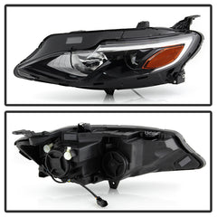 Chevrolet Malibu 2019 - 2020  Spyder HD-JH-CM19-OE-L - Driver Side Black Factory Style Projector Headlight
