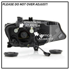 Chevrolet Malibu 2019 - 2020  Spyder HD-JH-CM19-OE-L - Driver Side Black Factory Style Projector Headlight