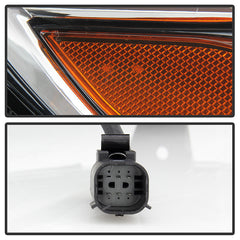 Chevrolet Malibu 2019 - 2020  Spyder HD-JH-CM19-OE-R - Passenger Side Black Factory Style Projector Headlight