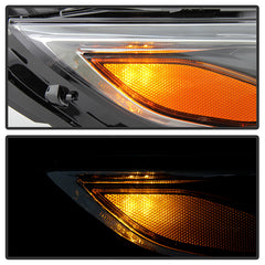 Chevrolet Malibu 2019 - 2020  Spyder HD-JH-CM19-OE-R - Passenger Side Black Factory Style Projector Headlight
