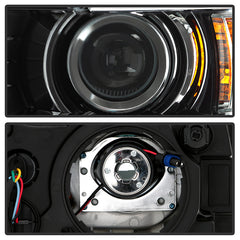 Chevrolet Silverado 2500 / 3500 HD 2015 - 2019 Spyder HD-JH-CS15HD-OE-L - Driver Side Black Factory Style Projector Headlight