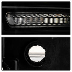 Chevrolet Silverado 2019 - 2021  Spyder HD-JH-CSIL19-FLED-OE-L - Driver Side Black Factory Style LED Headlight with DRL