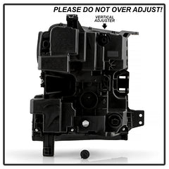 Chevrolet Silverado 2019 - 2021  Spyder HD-JH-CSIL19-FLED-OE-L - Driver Side Black Factory Style LED Headlight with DRL