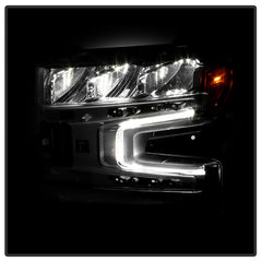 Chevrolet Silverado 2019 - 2021  Spyder HD-JH-CSIL19-FLED-OE-L - Driver Side Black Factory Style LED Headlight with DRL