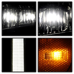 Chevrolet Silverado 2019 - 2021  Spyder HD-JH-CSIL19-FLED-OE-L - Driver Side Black Factory Style LED Headlight with DRL