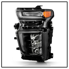 Chevrolet Silverado 2500 SD 2020 - 2023  Spyder HD-JH-CSIL2025HD-LED-OE-L - Driver Side Black Factory Style LED Headlight with DRL