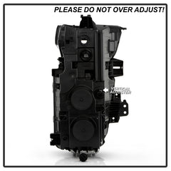 Chevrolet Silverado 2500 SD 2020 - 2023  Spyder HD-JH-CSIL2025HD-LED-OE-L - Driver Side Black Factory Style LED Headlight with DRL