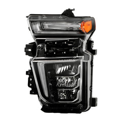 Chevrolet Silverado 2500 SD 2020 - 2023  Spyder HD-JH-CSIL2025HD-LED-OE-L - Driver Side Black Factory Style LED Headlight with DRL