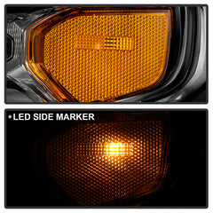 Chevrolet Silverado 2500 SD 2020 - 2023  Spyder HD-JH-CSIL2025HD-OE-L - Driver Side Black Factory Style Headlight