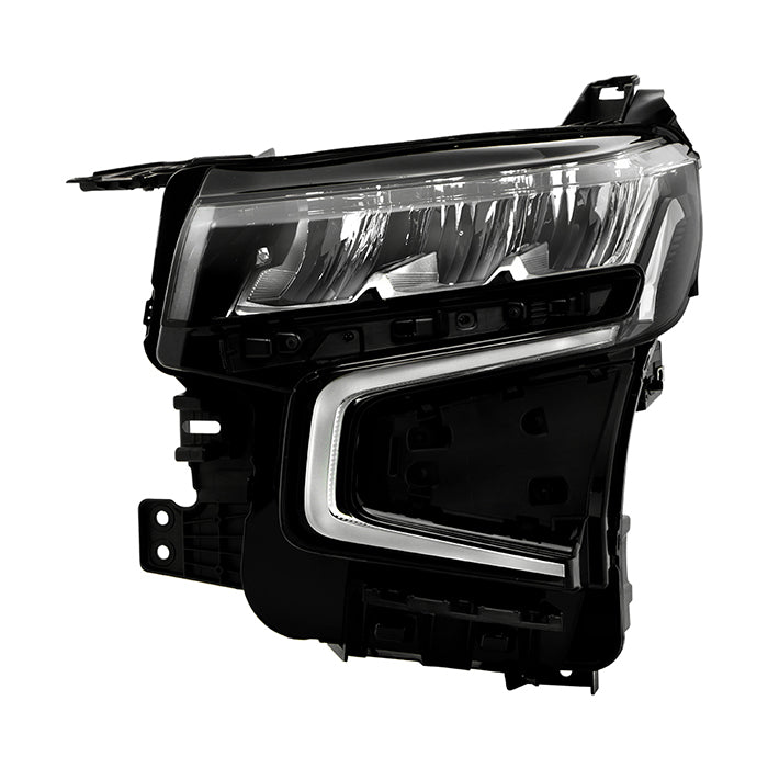Chevrolet Tahoe/Suburban 2021 - 2023  Spyder HD-JH-CSUB21-FLED-OE-L - Driver Side Black Factory Style LED Headlight