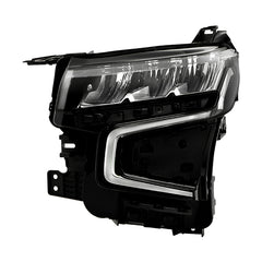 Chevrolet Tahoe/Suburban 2021 - 2023  Spyder HD-JH-CSUB21-FLED-OE-L - Driver Side Black Factory Style LED Headlight