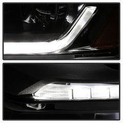 Chevrolet Traverse 2018 - 2021 Spyder HD-JH-CTRA18-HID-OE-L - Driver Side Black/Chrome Factory Style Projector Headlight with LED DRL